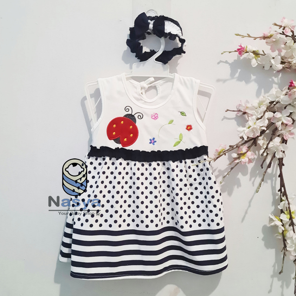 [P-065] Dress Bayi (0-6 bulan) / Setelan Bayi Perempuan Motif Lucu