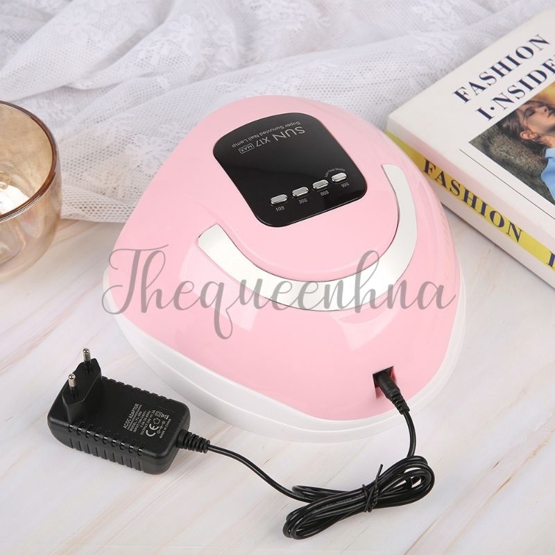 SUN X17 MAX 180W GARANSI SATU BULAN UV Lamp 57leds Alat Pengering Kutek UV Led Nail Lamp Pengering Kuku Profesional