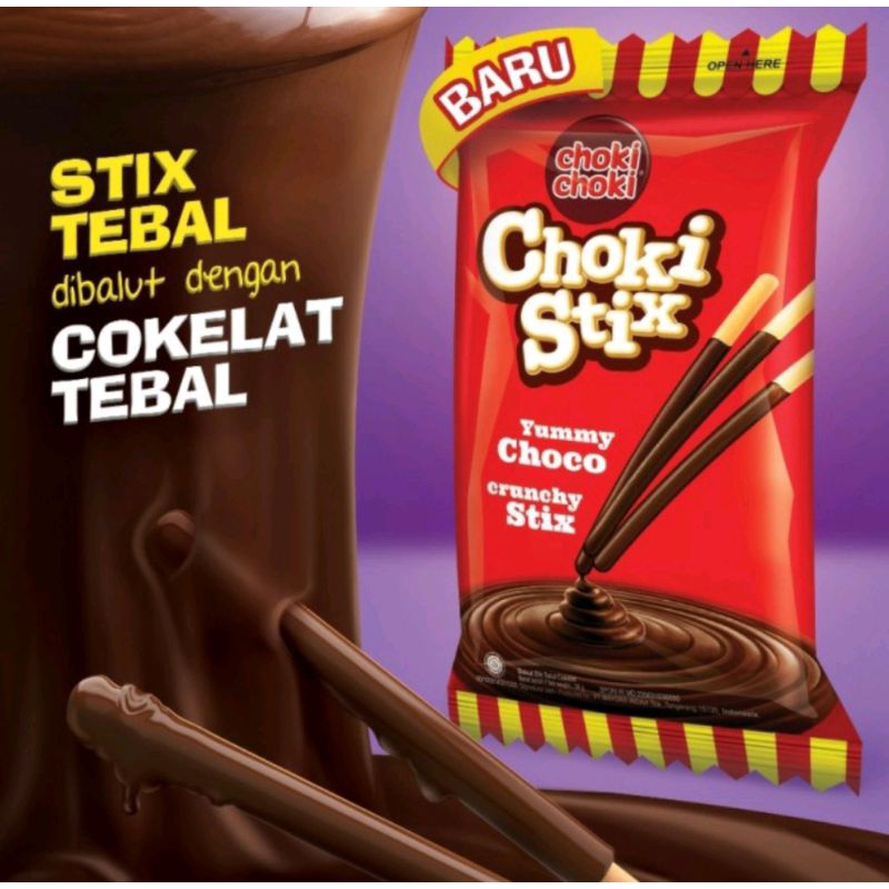 CHOKI STIX / Choki Choki Stick 1 Box isi 12 Pcs