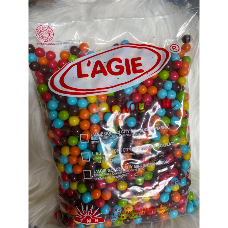 

L’AGIE /L’AGIE GOLDEN CITY MINI WARNA /L’AGIE COKLAT 1000gr