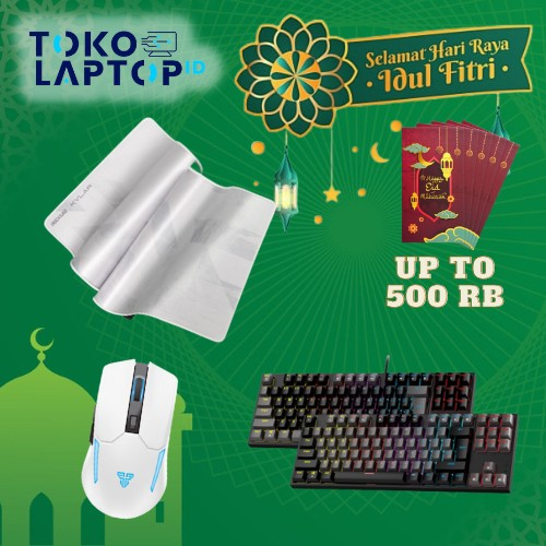 Paket THR Ketupat Standard T10 Mousepad + Fantech Venom + Fantech Atom