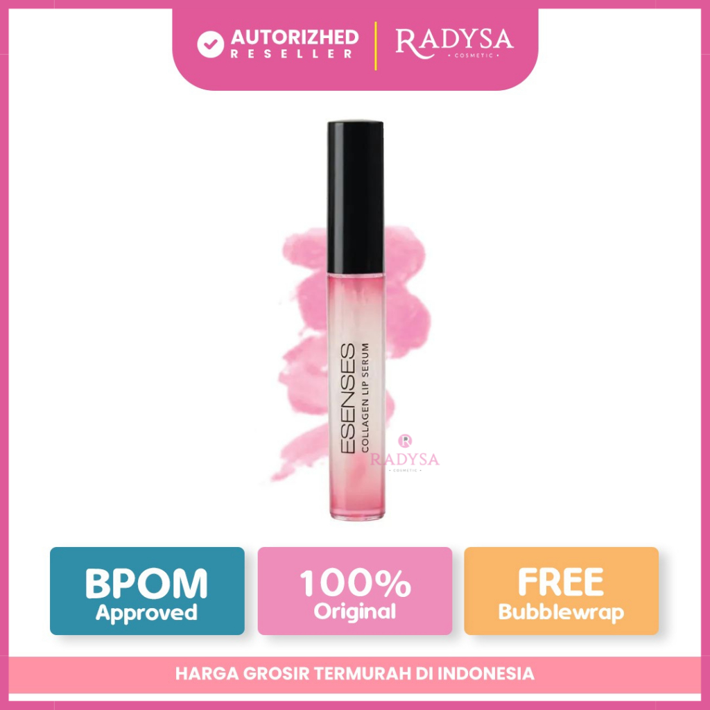 𝐑𝐀𝐃𝐘𝐒𝐀 - ESENSES Collagen Lip Serum [ With Collagen ,Vitamin C Dan E Dan membuat Bibir lebih  Cerah ]