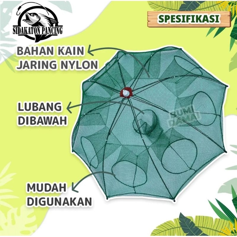 BUBU PAYUNG 12 LUBANG