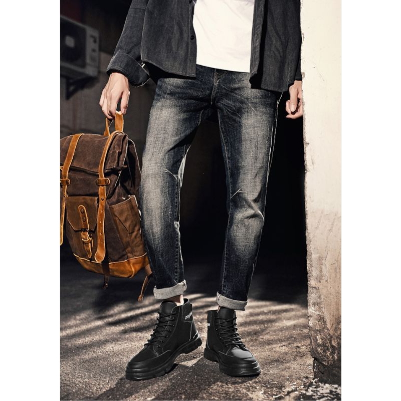 Sepatu boots Hitam 39-44 Mpkey Hight Sneakers outdoor touring motor Kasual Pria Wanita terlaris murah best medan