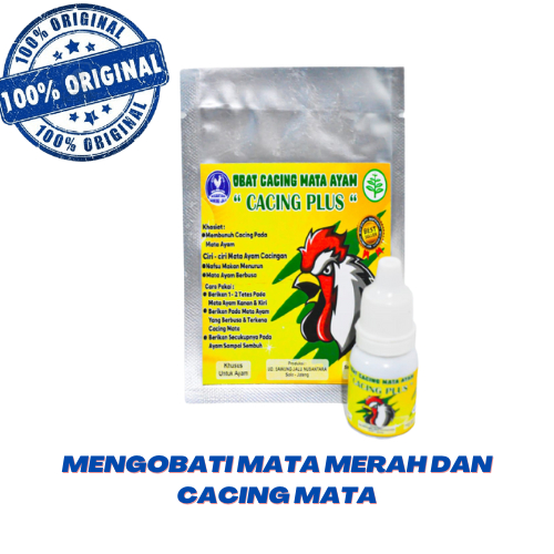 OBAT CACING MATA - mata ayam cacingan