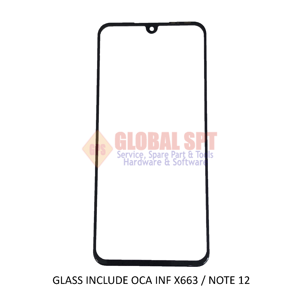 GLASS INCLUDE OCA INFINIX X663 / NOTE 12