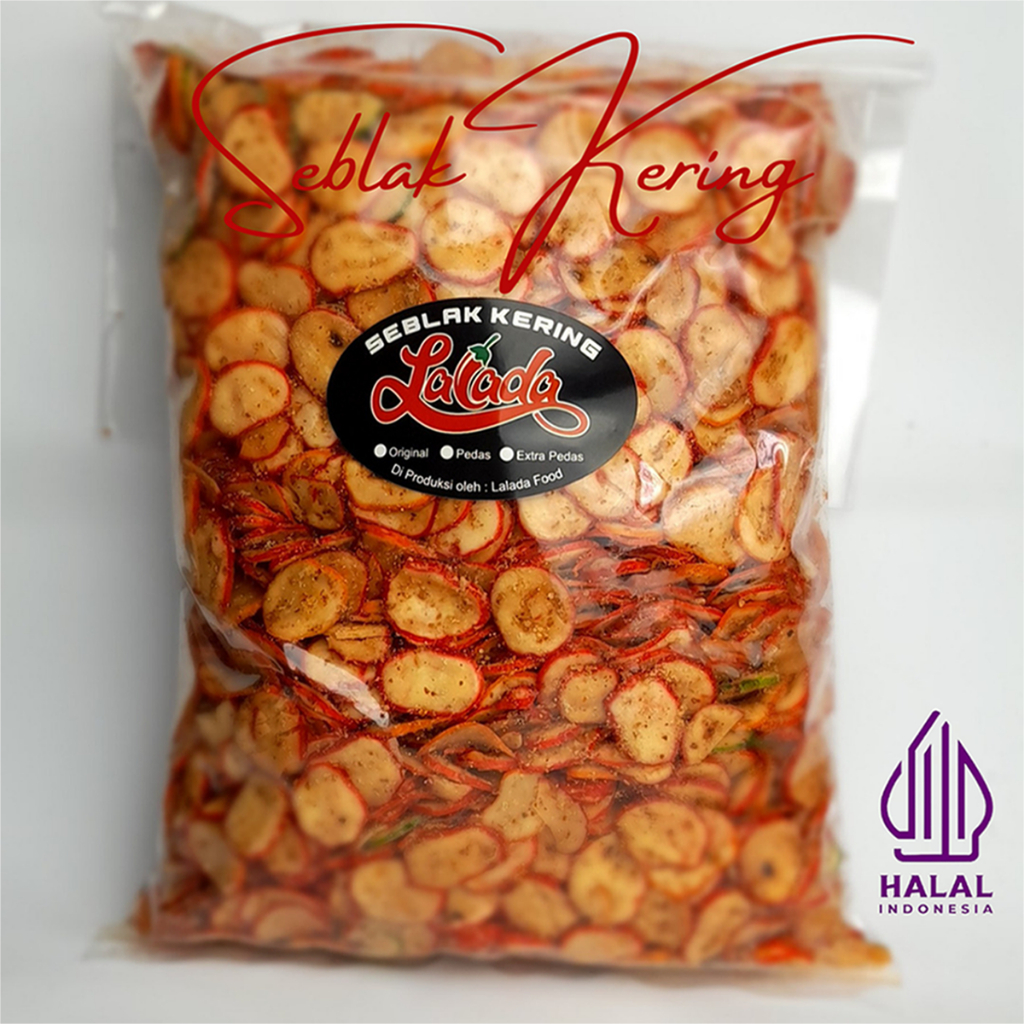 

Kerupuk Seblak Kering Sebring Bawang Lalada Kemasan 1 Kg