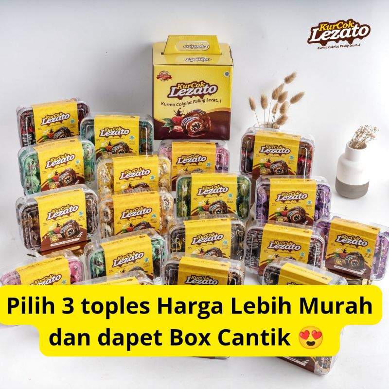 

Kurcok lezato (Ready Stok dan bisa dijual lagi)/beli 3 toples dapet Box Cantik ya