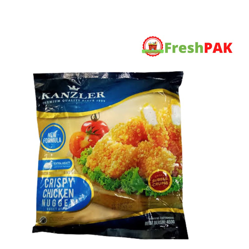 

FreshPAK - Kanzler Crispy Chicken Nugget 450gr / Nugget Ayam Crispy