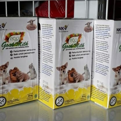 Susu ECO Pet Goat Milk Sachet 20gr / Susu Kucing &amp; Anjing / Susu Cat Dog