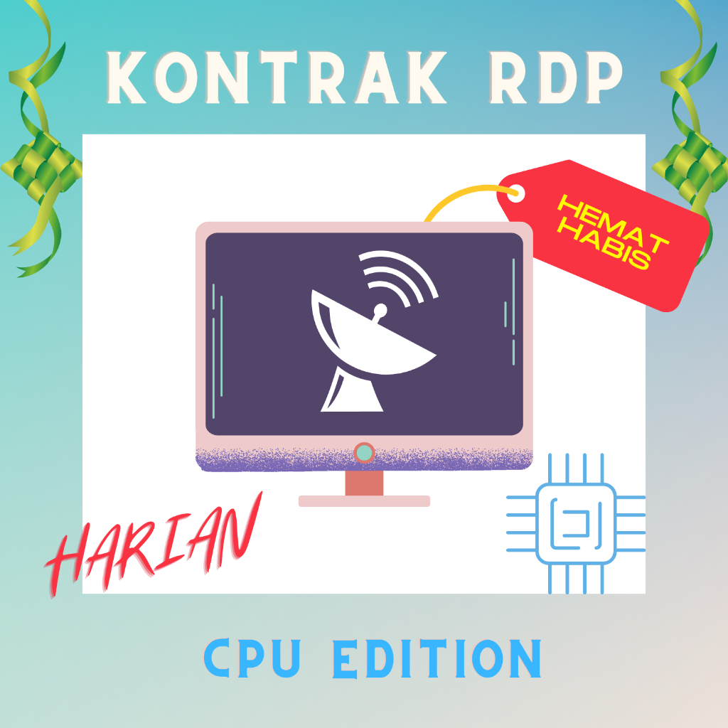 [BIG DEAL PACK REBORN] Kontrak RDP Paling murah CPU ngebut Support Emulator*