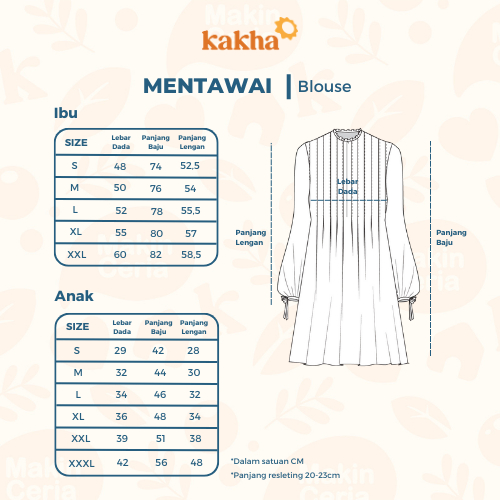 Kakha - Sarimbit Keluarga Mentawai (A) / Baju couple keluarga / Sarimbit Keluarga / Baju muslim couple-5