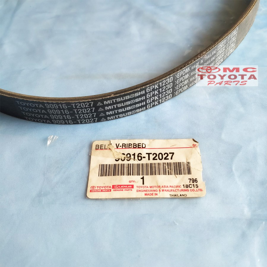 Tali Kipas Fan Van V Belt Toyota New Corolla Altis Noah 90916-T2027