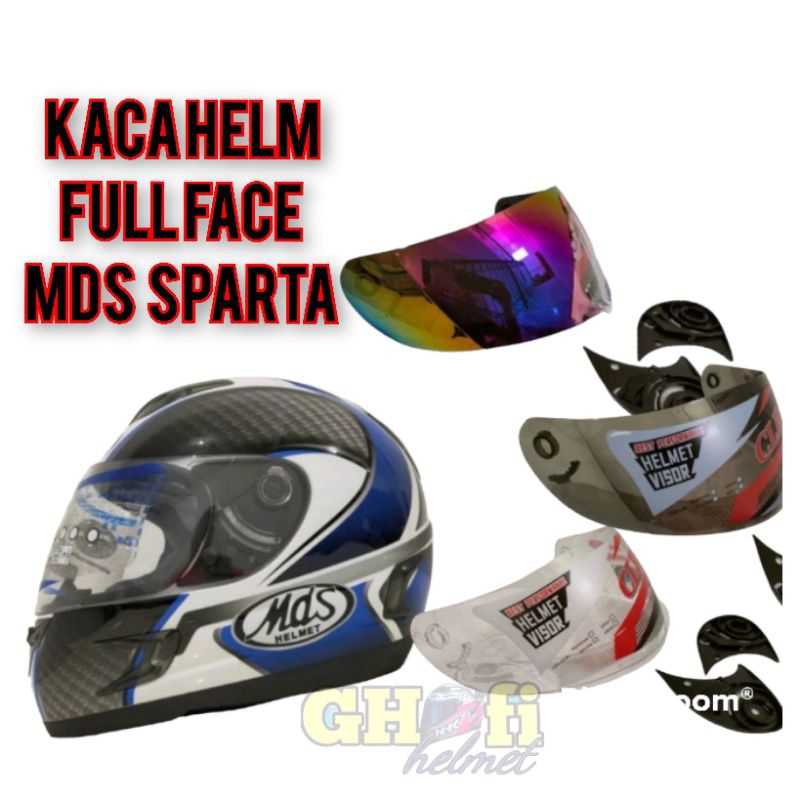 kaca helm MDS sparta full face(bonus rachet)