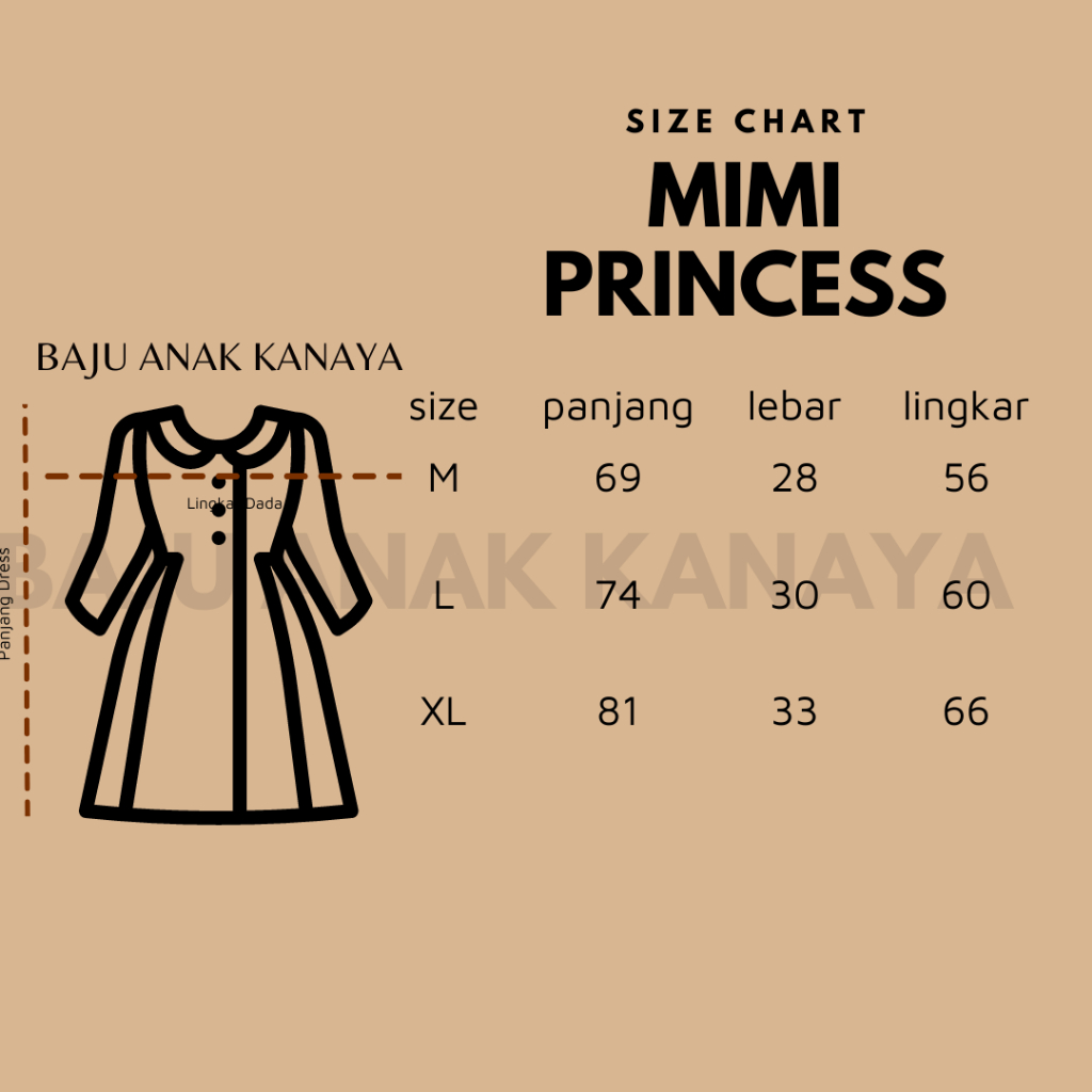 2-5TH GAMIS ANAK MIMI PRINCES LONG DRESS KIDS BAJU MUSLIM ANAK PEREMPUAN BY MYBEE