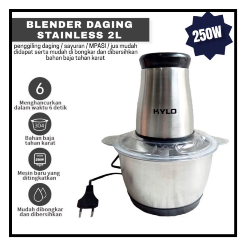 Blender Kylo Stainless Meet Grinder Serbaguna / Blender Daging