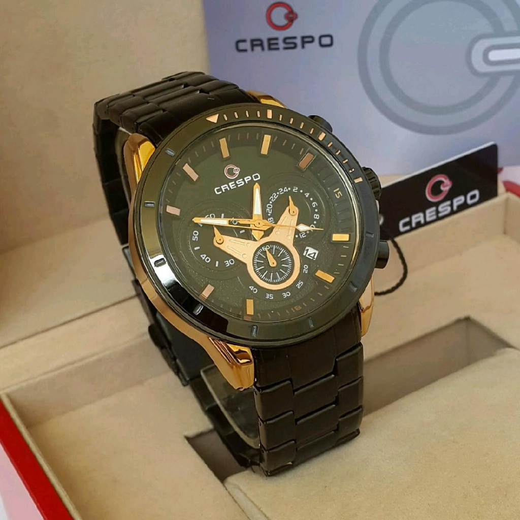 Jam tangan CRESPO Original C5001 crono aktif
