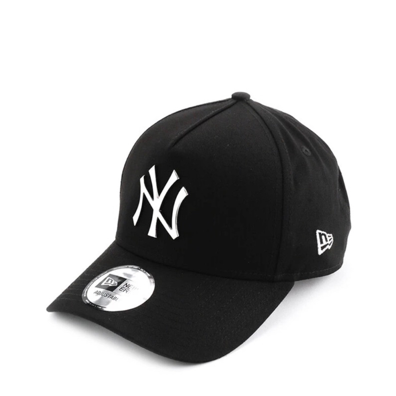 topi newera original basic  940af mlb matel silver badge osfm black