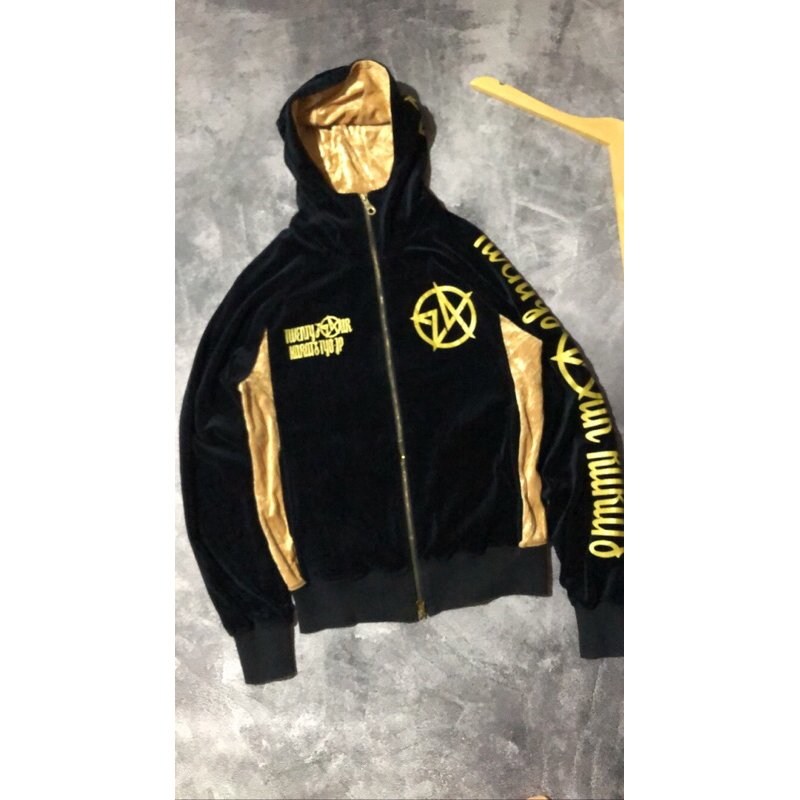 zip hoodie emas 24 karats
