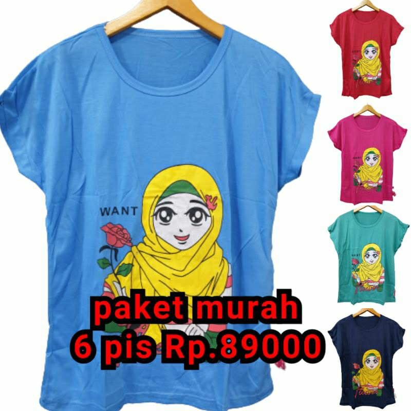 blon paket murah 6 pcs Rp.89000.XXL dewasa katun