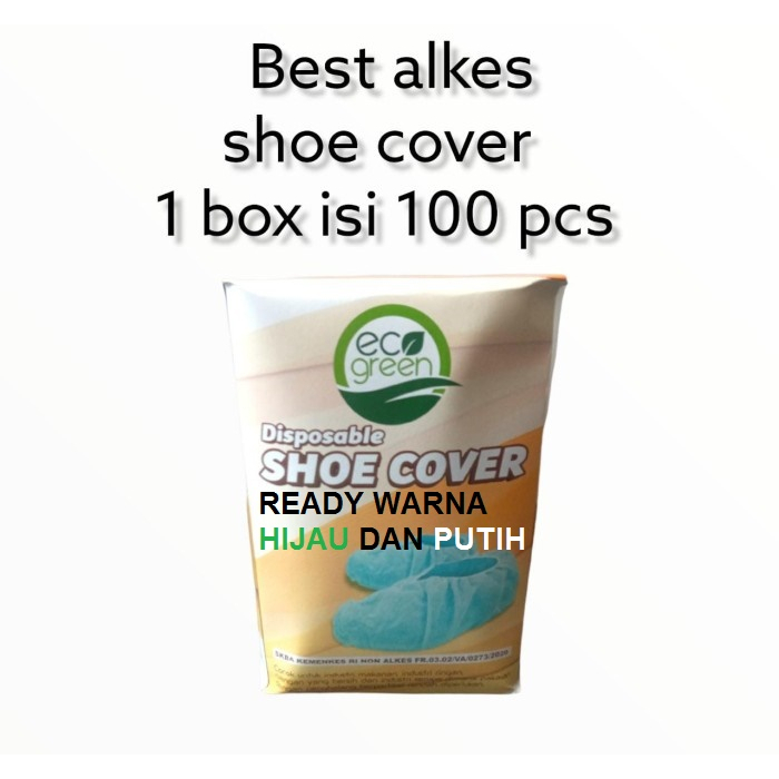 Shoe cover shoes medis ecogreen | cover sepatu | pelindung kaki