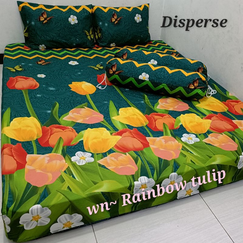 6 MOTIF TULIP waty grosir SARBAN SARGUL SERASI!!! Sprei homemade