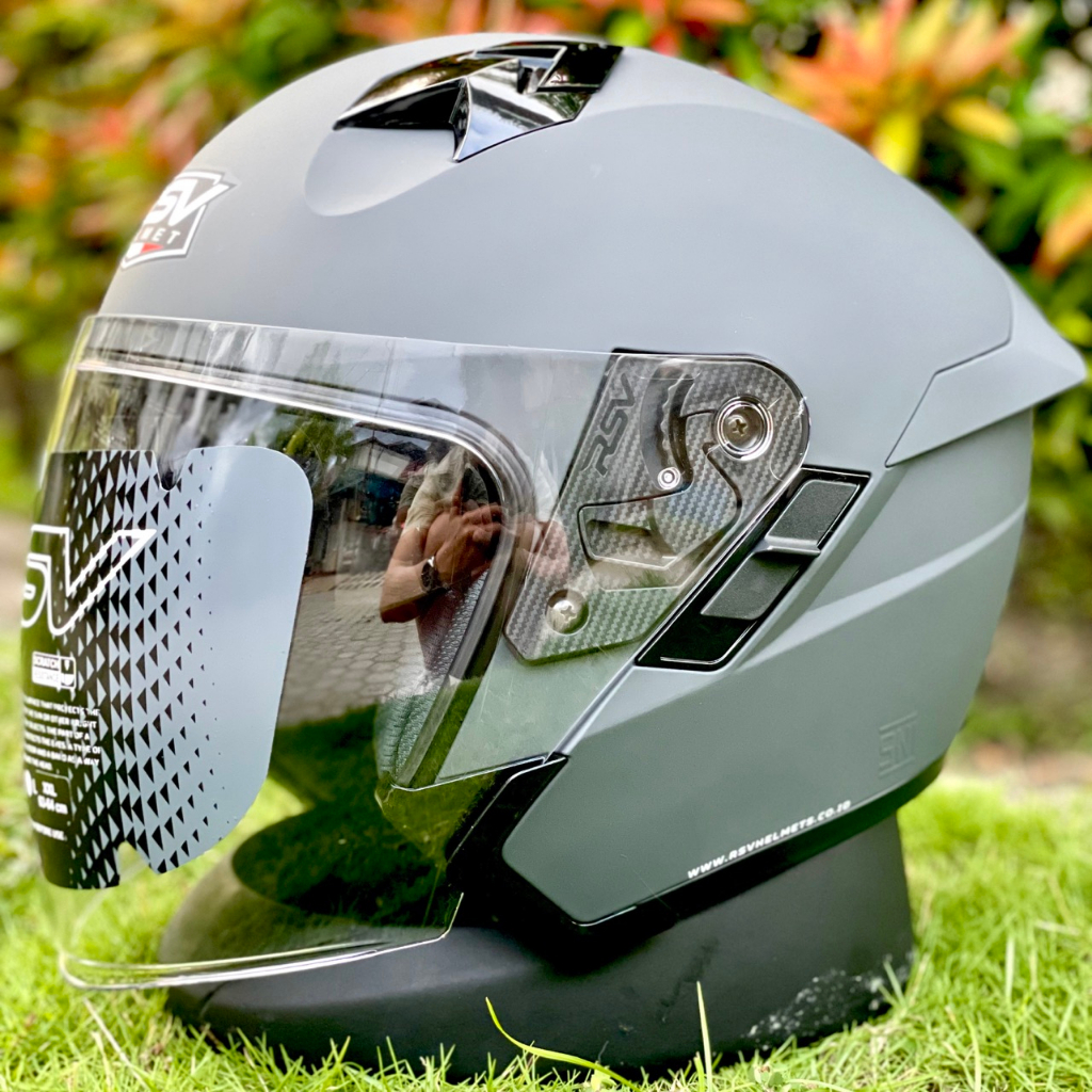 Helm Rsv Sv300 Half Face Double Visor Sni