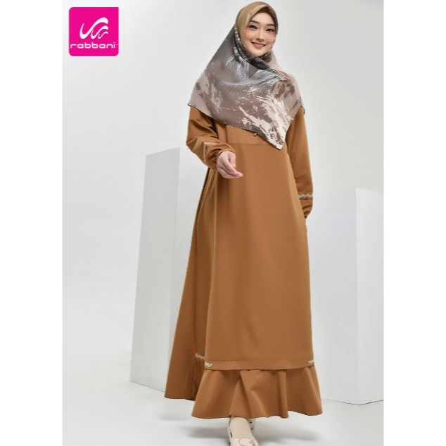 Dresslim Couple Nailun - Gamis Couple Rabbani Bahan Fancy Dobby Dress muslimah Mamah Bunda Ummi Paka