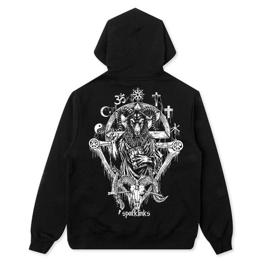 Sparklinks Sweater Pullover Hoodie Pluralisme Baphomet Part 4 Hitam