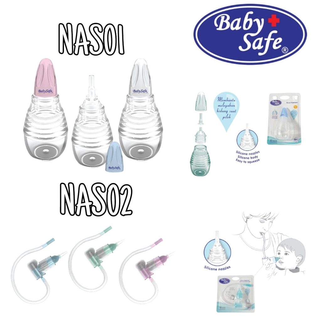 Baby Safe NAS01 NAS02 Nasal Aspirator penyedot ingus bayi baby nose cleaner