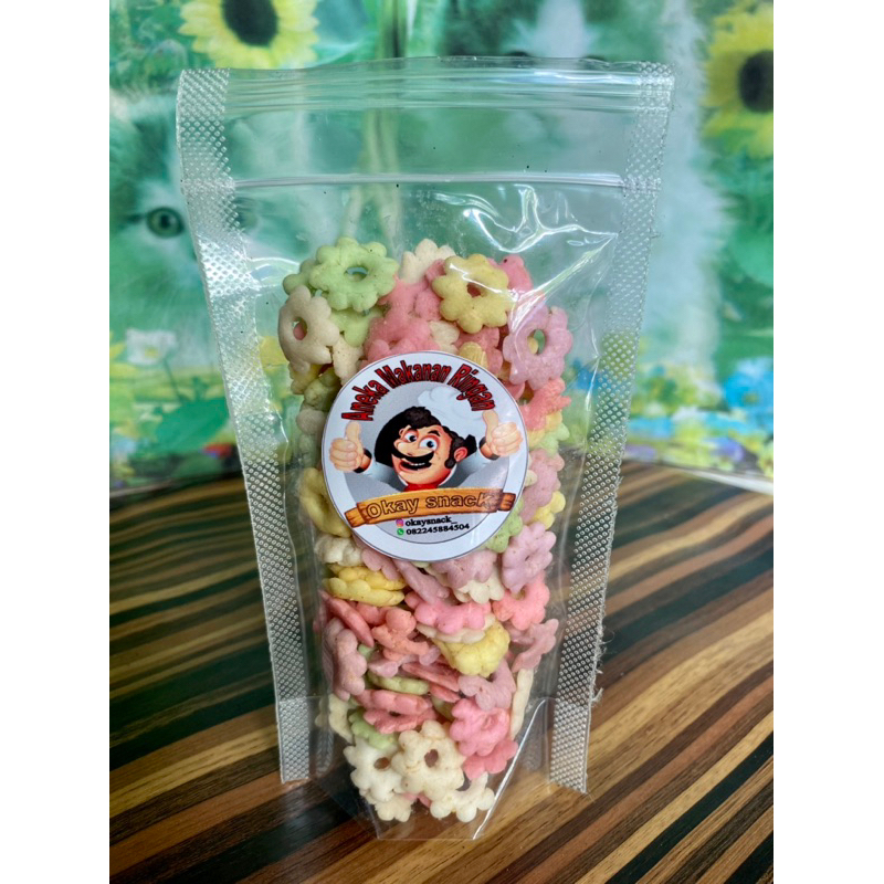 

Snack Riri / Sakura Warna Warni / Sakura Riri Kurleb 45Gram