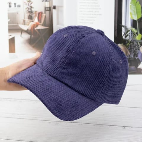 Topi baseball import topi Corduroy unisex POLOS bisa bayar di tempat