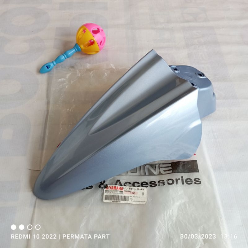 spakbor depan MIO SPORTY biru muda biru telor asin ori 5tl / original yamaha
