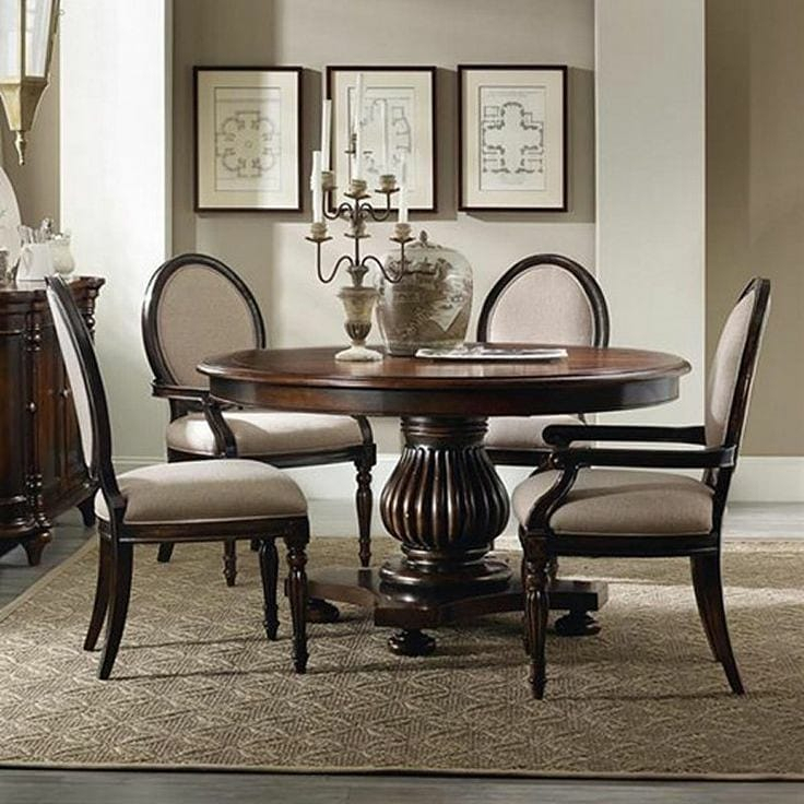 Set Meja Makan Mewah 4 Kursi Kayu Jati Pilihan | Kursi Makan Kayu Jati Jepara