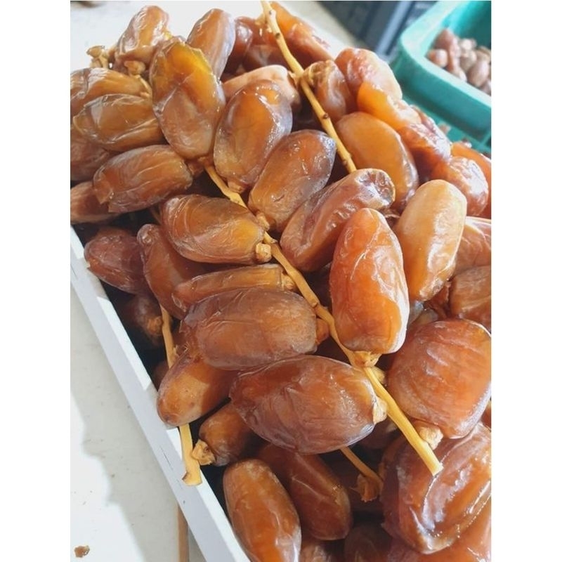 Kurma Tunisia Tangkai isi 500grm Kemasan toples harga promo