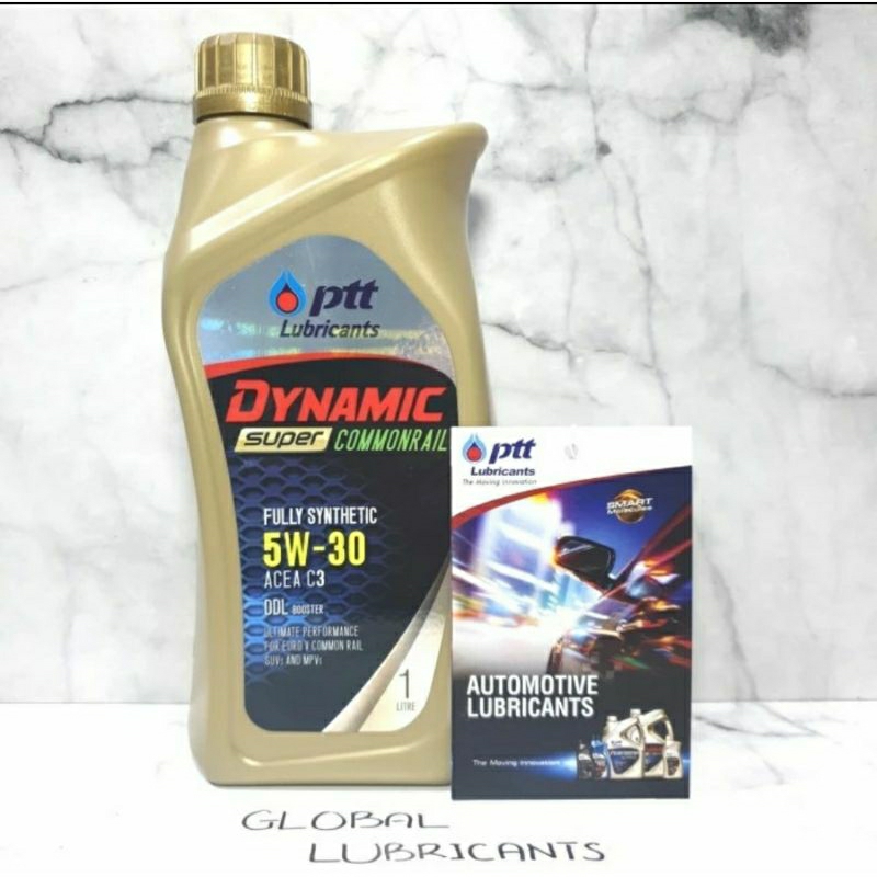 PTT Dynamic SUPER Commonrail 5W-30 5W 30 1 Liter (Oli Diesel Fully Synthetic)