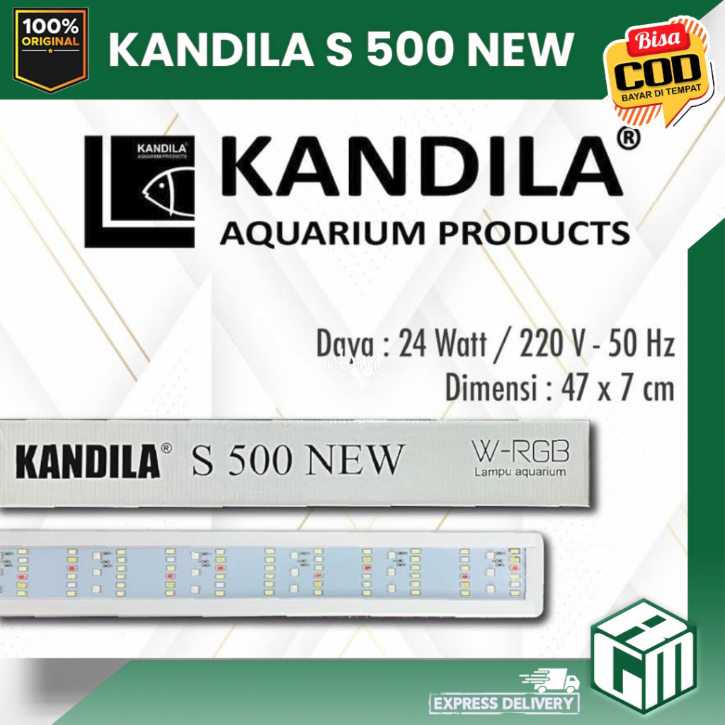 KANDILA S500NEW s 500 s500 new lampu aquarium aquascape WRGB