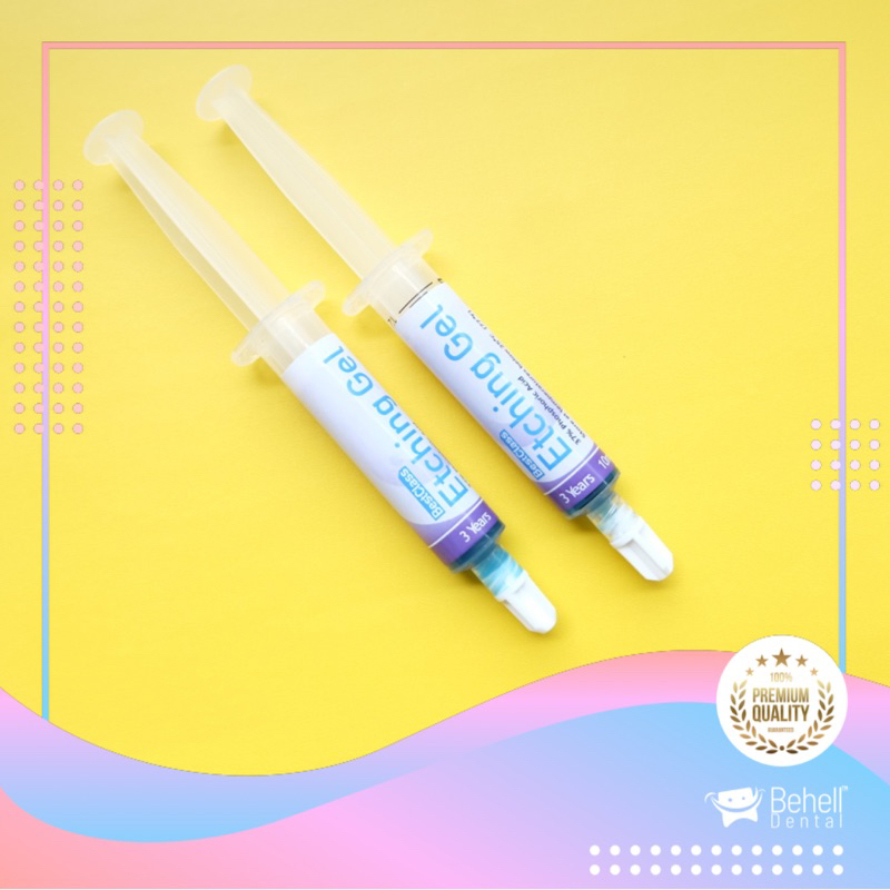 BEHELLDENTAL - GEL ETCHAN LEM BEHEL - Cairan Biru Etchant / Etching / Etsa 10ml - Hexaetch Pembuka Pori-Pori Gigi 10 ml - Original