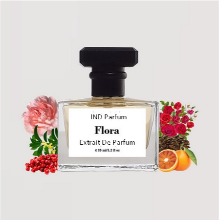 COD IND Parfum Flora 35 ML Extrait De Parfum Tahan 24 Jam Garansi Retur— Parfum Wanita