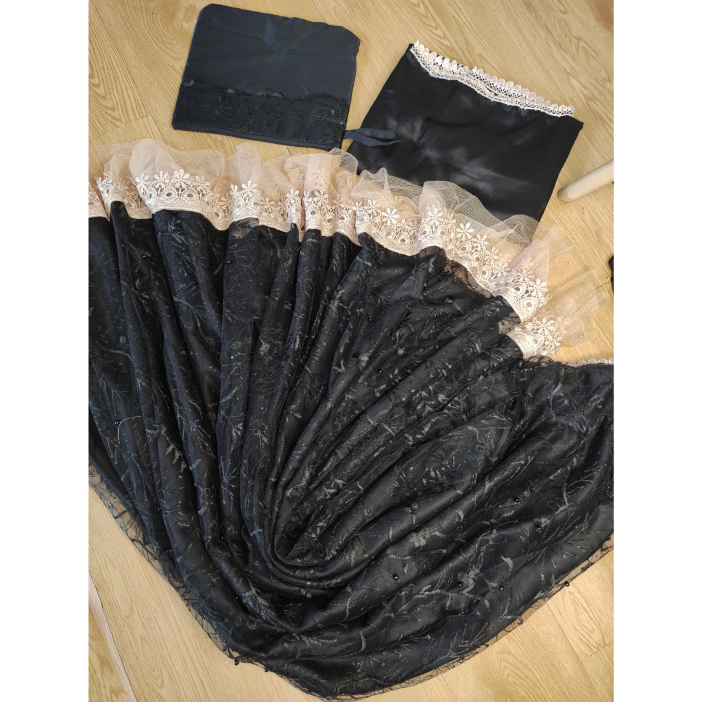 Mukena Dewasa BRUKAT Sutera Mewah Original