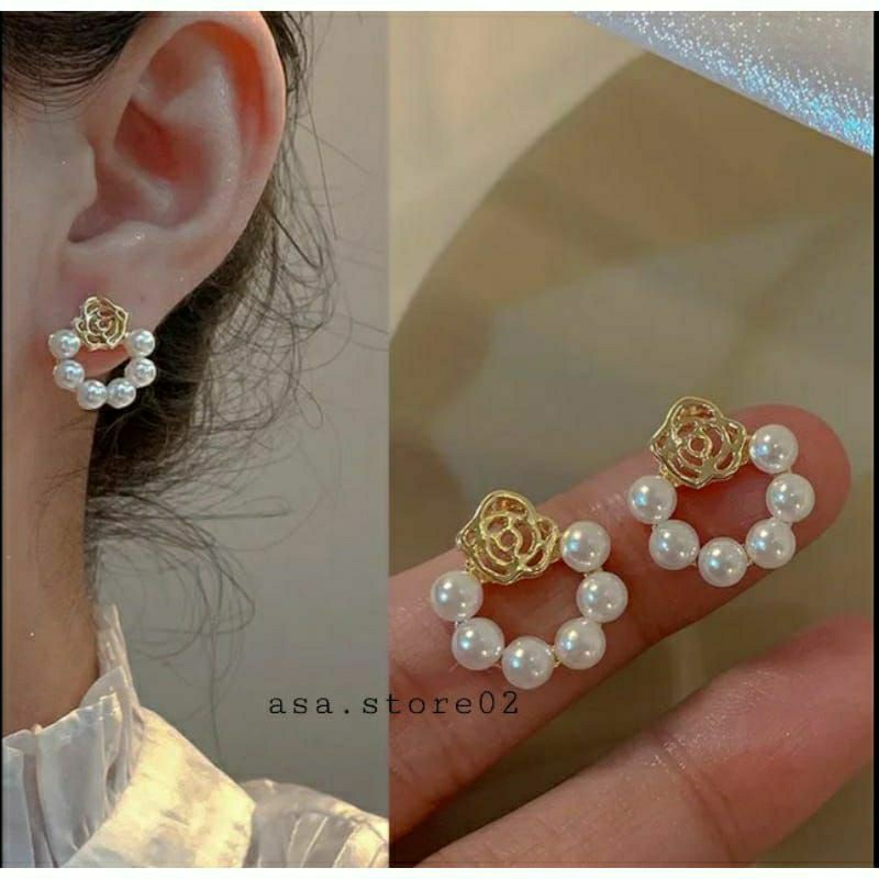 Anting Hijab/Anting Klip/Anting Jepit Tanpa Tindik