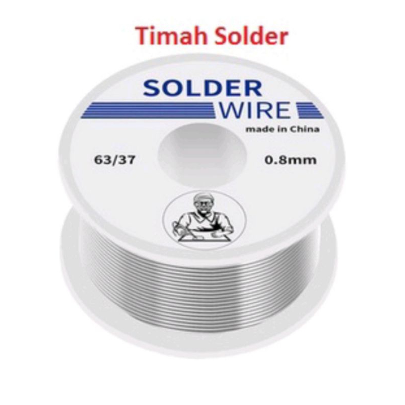 Timah Solder 0.8mm 63/37 Timah Gulung Solder 0.8mm Solder Timah