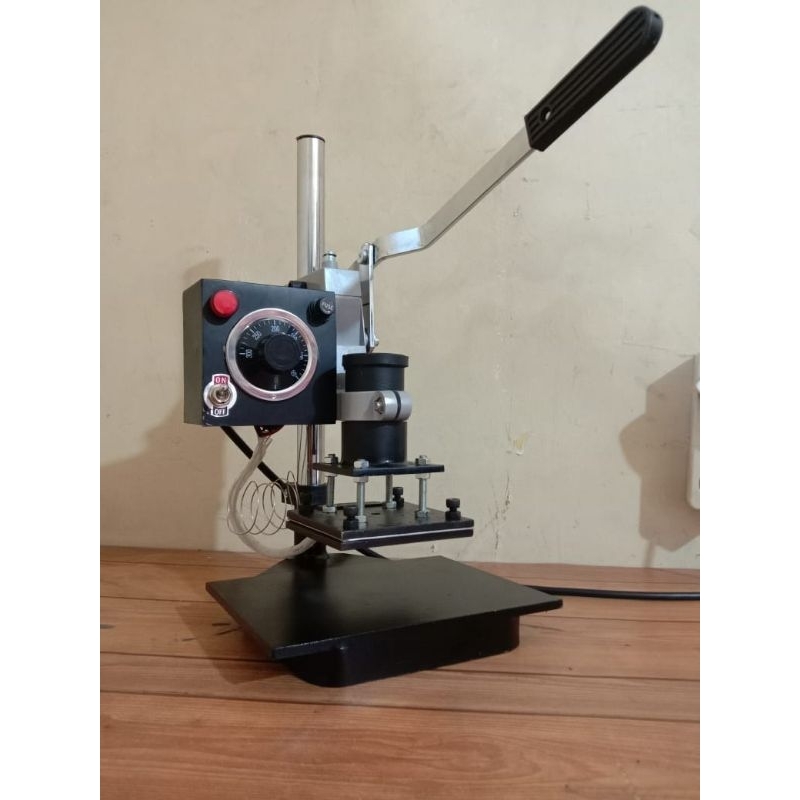 mesin embos hot print free foil