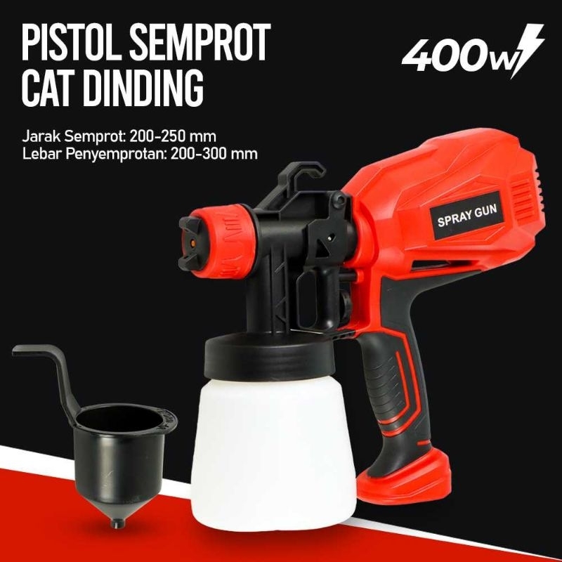 Idealtool Pistol Semprot Cat Dinding Electric Spray Gun 400W - CX49