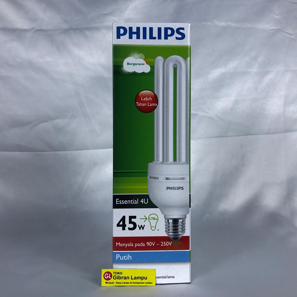 Lampu Philips Essential 4U 35w 45w 55w - Lampu Hemat Energi Jari LHE