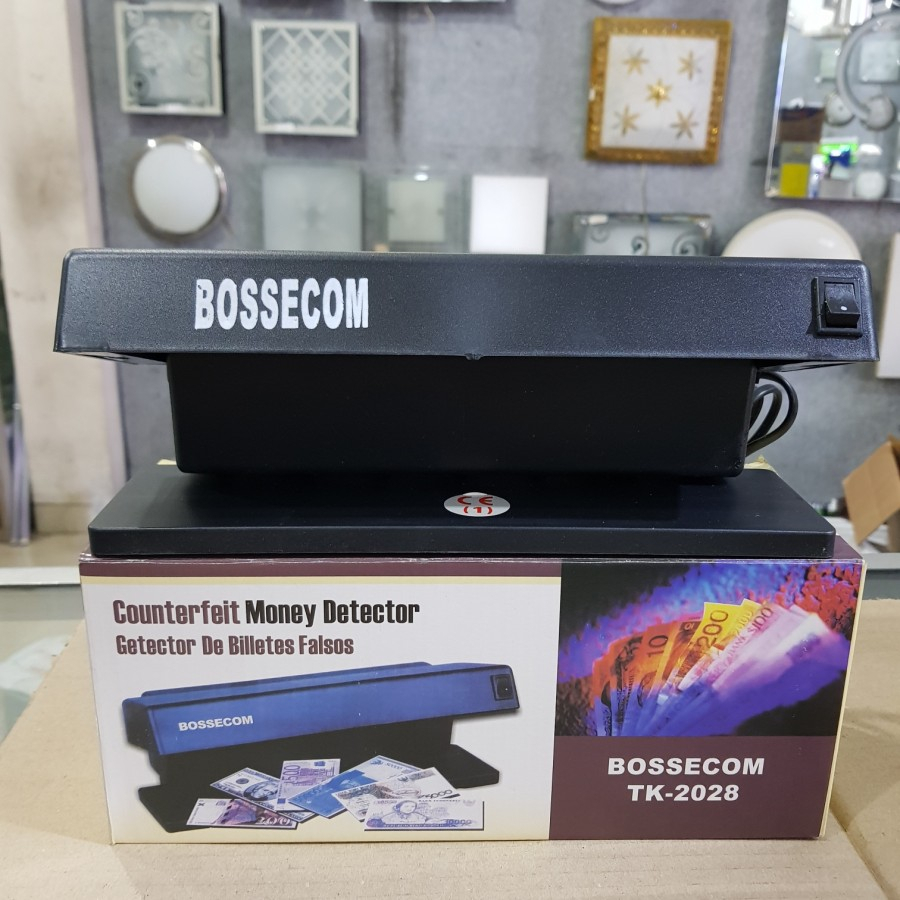 ALAT DETEKSI UANG PALSU / MONEY DETECTOR BOSSECOM TK-2028