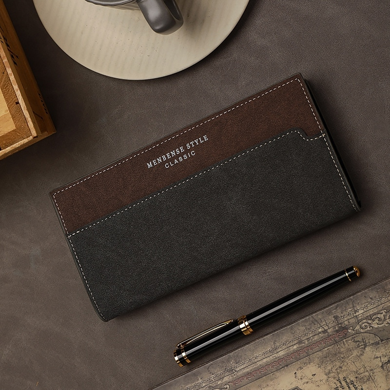 DOMPET PRIA LIPAT PANJANG MOUSSA WA670B5 ORIGINAL COWOK KEREN KARTU RESLETING KOIN IMPORT BRANDED LAKI DISTRO KULIT HITAM SIMPLE REMAJA DEWASA FASHION KEKINIAN BATAM PREMIUM