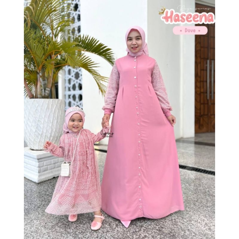HASEENA BY OYRINS SET PASHMINA GAMIS ANAK MURAH
