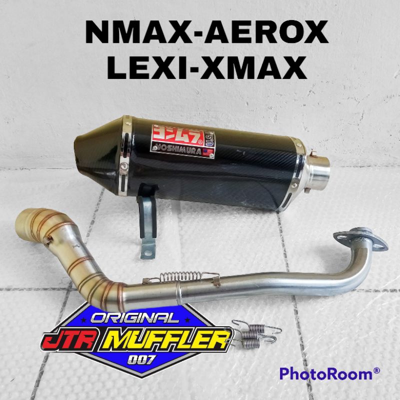 Knalpot racing Yoshimura Usa Nmax Aerox Lexi Xmax suara ngebass adem