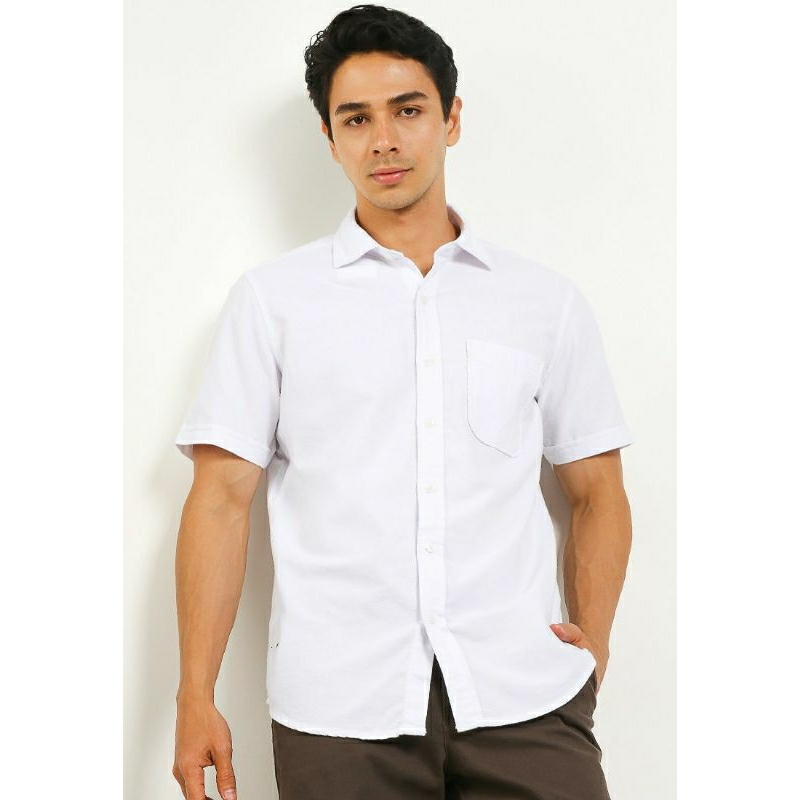 KLS378 KEMEJA LOIS ORIGINAL PRIA PUTIH TERBARU